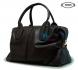 Черная кожаная fashion сумка Tods 7123L-BK больших размеров