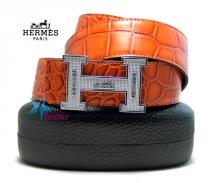 Кожаный fashion ремень Hermes 051282ORG