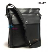 Черная мужская сумка - планшет Bally 187-1BK сумка через плечо