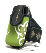 Зеленый спортивный чехол для iPhone 3GS/3G с узорами