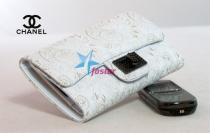Белый женский бумажник-клатч Chanel CH315WH