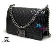 Черная женская сумка Сhanel CH67086BK