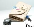 Женский бумажник-клатч Christian Dior CD1518BEG